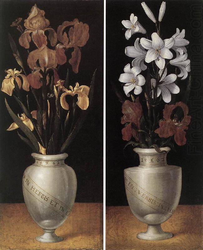 RING, Ludger tom, the Younger Vases of Flowers DTU china oil painting image